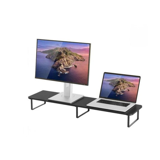 MBACA-MSTD-03BLK - mBeat Activiva Black Dual Monitor Riser Stand