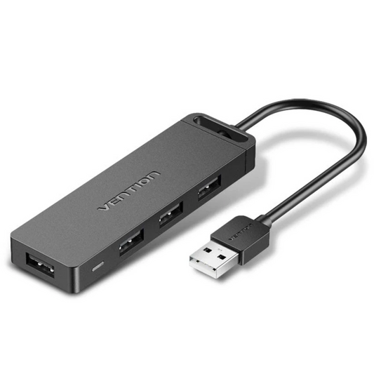 VEN-CHMBF - Vention 4-Port USB 2.0 Hub With Power Supply 1M Black