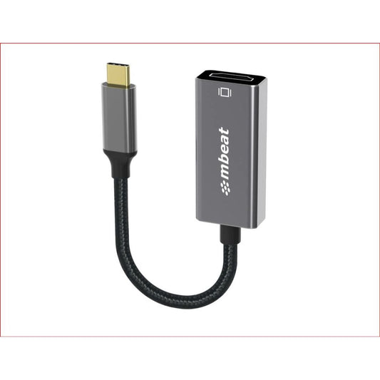 MB-XAD-CHDM - mbeat Tough Link USB-C to HDMI Adapter - Space Grey