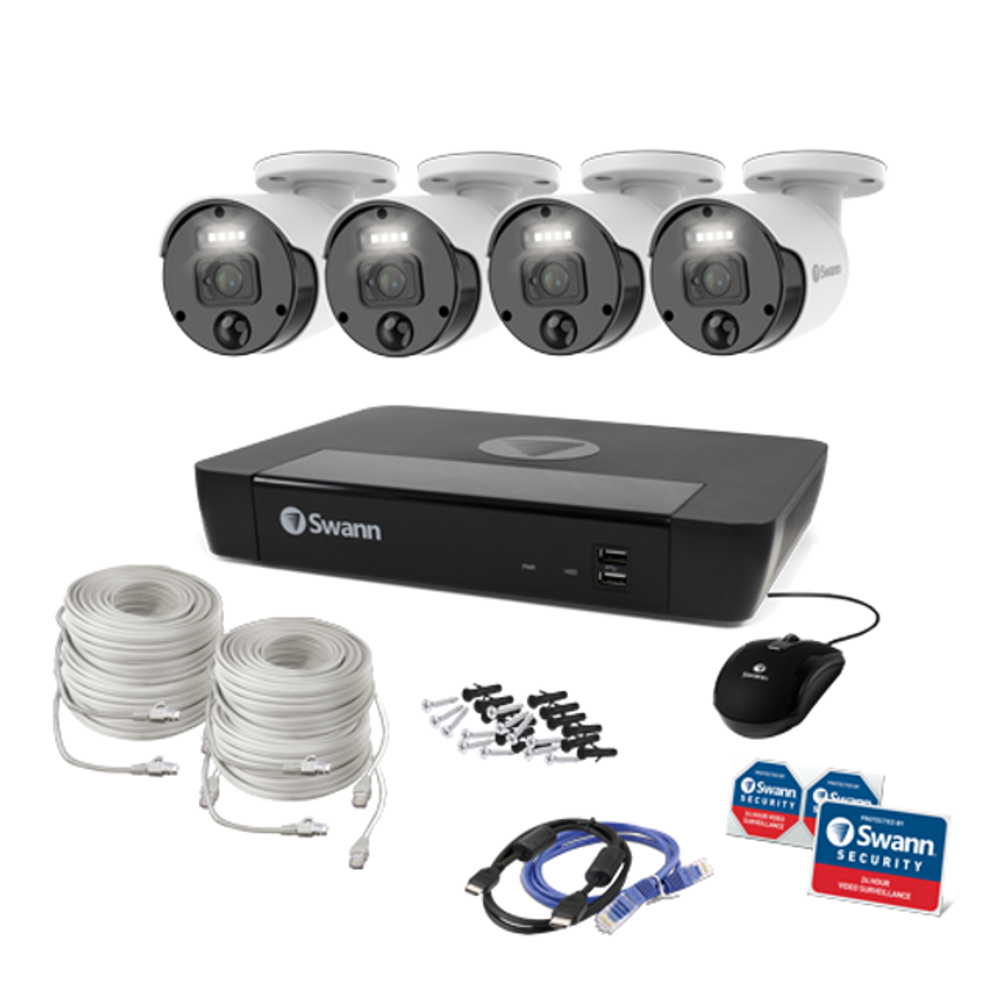 Swann SWNVK-876804-AU Master-Series 4K HD 4 Camera 8 Channel NVR Security System