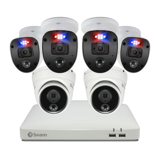 Swann SWDVK-84680W4SL2D-AU DVR8-4680W 1080p/1TB/4x PRO-1080SL /2x PRO-1080MSD Cam