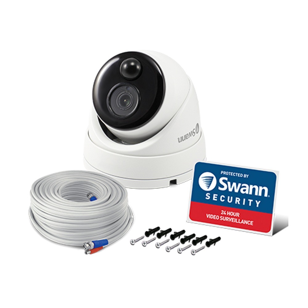 Swann SWPRO-1080MSD-AU 1080p Full HD Thermal Sensing Dome Security Camera - PRO-1080MSD