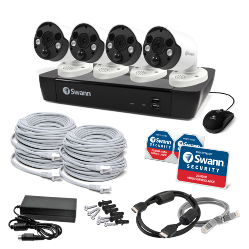 Swann SWNVK-886804FB-AU 4 Camera 8 Channel 4K Ultra HD NVR Security System