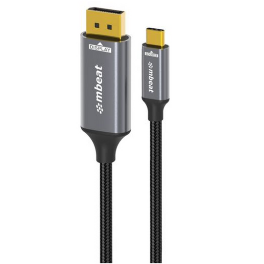 MB-XCB-8K18CDP - mbeat ToughLink 8K 1.8m USB-C to DisplayPort Cable