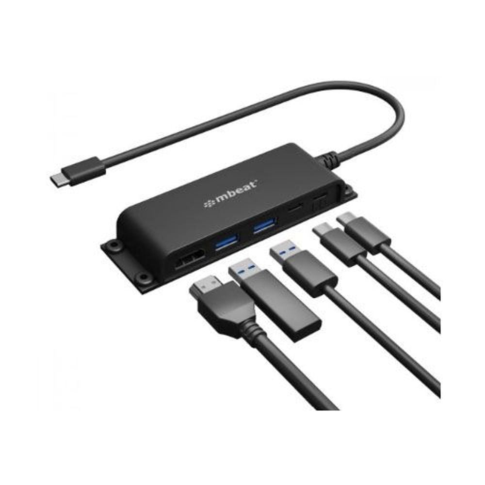 MB-HUB-E05 - mbeat Mountable 5-Port USB-C Hub