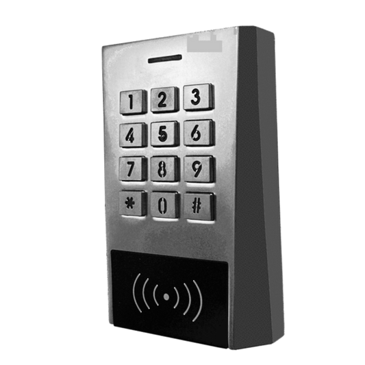 PW-WIEGAND SK1 - Zinc Alloy Outdoor Prox/Pin Reader Flush Box Style Keypad. IP66.