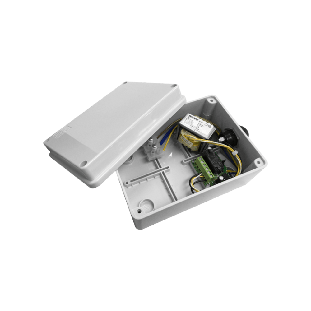 VST-CONTROLLER - Boxed Controller For HM-SMOKE230 230VAC Smoke Detectors, With Relay Output