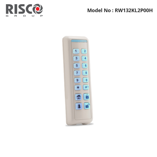 RW132KL2P00H - Risco - Slimline Wireless Indoor Keypad - White